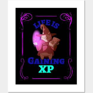 Life is Gaining XP Posters and Art